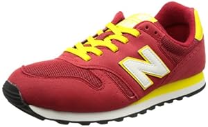 New Balance M373 D (13H) - Caña baja de material sintético hombre, color rojo, talla 46.5