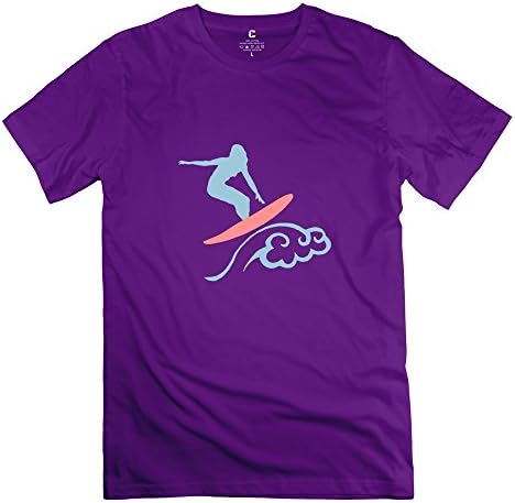 Sihan Men's Tees Surfing Size S Purple