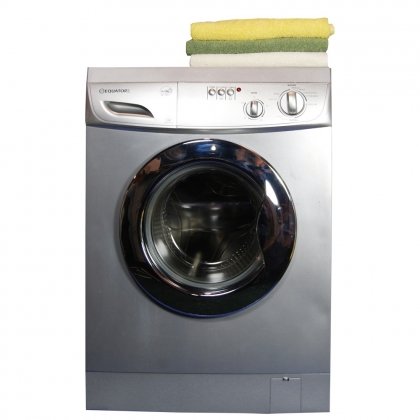 EZ3720CEEP 14-Pound Ventless Condensing Washer Dryer Combo in Platinum with Chrome