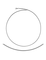 Platinum Snake 1.7mm Necklaces Length = 18