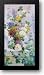 Summer Flowers With Hollyhocks 8x12 Framed Art Print by Cauchois, Eugene