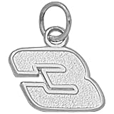 LogoArt Dale Earnhardt Sterling Silver Small Number Charm