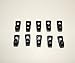J-Hook, Bungee Lashing Hook for Kayak, Paddle Board, Canoe 10 Piece Set
