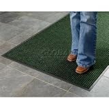 Deep Cleaning Ribbed 3 Foot Wide Roll Mat Green