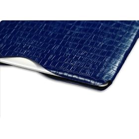 OCTO Slip Cover for Apple MacBook Air - Navy Embossed Leather