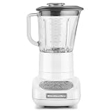 KitchenAid KSB565WH 5-Speed Blender with 48-Ounce Glass Jar, White