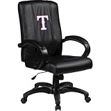 Home Office Chair with MLB Logo Panel Team: Texas Rangers Secondary