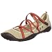 Jambu Women's JBU606 Vegan Flat,Tan/Coral,7.5 M US