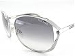 New TOM FORD Sunglasses MARGAUX TF-40 TF40 753 Dark Grey Lens & Shiny Palladium Frame Size: 62-17-120