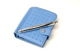 Cross Blue Leather Mini Agenda with Pen