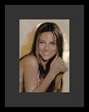 Vanessa Marcil (Smiling) TV Black Wood-Mounted Poster Print - 11