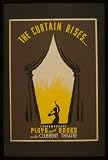 WPA (The Curtain Rises...) White Wood-Mounted Art Poster Print - 11" X 17"