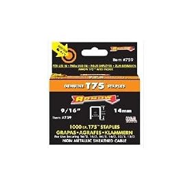 Arrow 759 T75 9/16" Staples (1,000/pk)