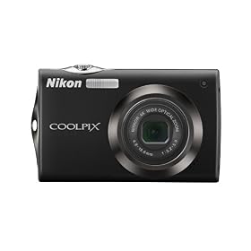 Nikon Coolpix S4000 12MP Digital Camera with 4x Wide Angle Optical Vibration Reduction (VR) Zoom and 3.0" LCD (Black)