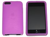 KingCase Apple iPod Touch - 2nd & 3rd Generation * Silicone Case * Swirly Lines (Purple) 8GB, 16GB, 32GB, 64GB