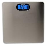 Taylor # 7404 Ultra Thin Lithium Scale with Brushed Stainless Steel Platform and Backlight