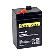 General 00648 - 6V 4.5Ah AGM Sealed Non-Spillable Emergency Light Battery (WKA6-5F)