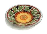 Peggy Karr 11-Inch Glass Tuscany Bowl