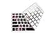 DHZ Mysterious Rose Garden Keyboard Cover Silicone Skin for MacBook Air 13 and MacBook Pro 13