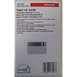 Buy Honeywell T8611G 2028 Chronotherm IV Plus Deluxe Programmable Heat Pump... by Honeywell