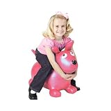 Wahoo Inflatable Hopping and Bouncing Puppy - Pink