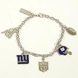 NEW YORK GIANTS OFFICIAL LOGO NFL CHARM BRACELET