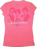 Jonas Brothers Hearts Pink Girl's Youth T-Shirt Tee