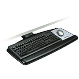 3M Sit/Stand Easy-Adjust  Keyboard Tray with Standard Platform, 23 Inch Track (AKT170LE)