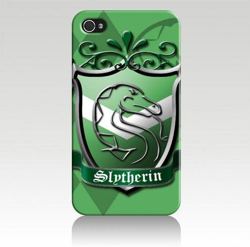 Harry Potter Slytherin Hard Case Skin for Iphone 4 4s Iphone4 At&t Sprint Verizon Retail Packing.