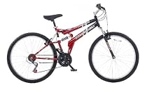 Emmelle Phantom Gents Full Suspension Bike - 26 Inch