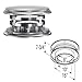 M G Duravent 8DT-VC 8 Inch Duratech Rain Cap Stainless Steel