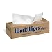 New Pig WIP663 WorkWipes Series 60 Polypropylene/Cellulose Fiber Wiper, 12" Length x 8" Width, White (Case of 990)