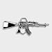 Silver Star CHROME AK47 Belt Buckle