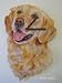 Golden Retreiver Wall Clock