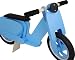 Kiddimoto Wooden Training Balance Bike Baby Blue