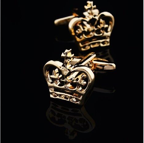 Gold Crown Cufflinks