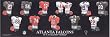 Atlanta Falcons 10X30 Plaque - Heritage Jersey Print