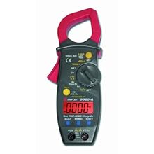 Triplett 9320-A True RMS AC/DC Clamp-On Meter, 1000A AC/DC Voltage to 600V, 40MO Resistance, -4/1472F Temperature Range, 10Hz/10MHz Frequency Range