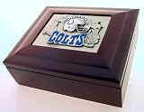 Indianapolis Colts Wood Collectors Box with Logo