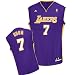 Adidas Los Angeles Lakers Lamar Odom Revolution 30 Replica Road Jersey Extra Large