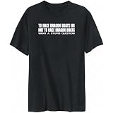 T-Shirt Mens Black " HAMLET Race Dragon Boats " Sports Large