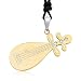 Ziovani Pipa-Pear Shaped Lute Chinese Guitar Musical Instrument w/ CZ Stainless Steel Pendant Necklace