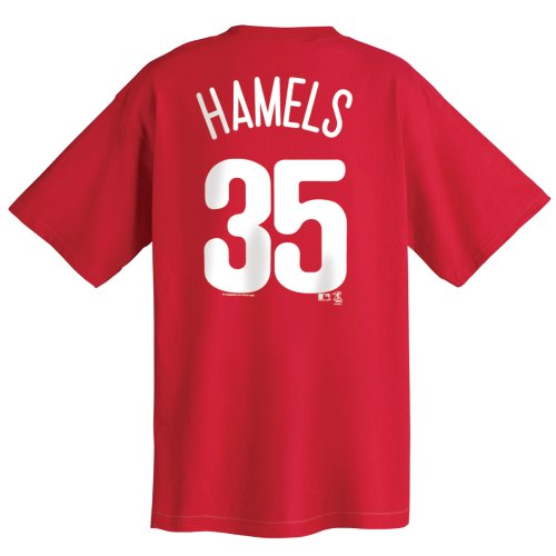 Cole Hamels Philadelphia Phillies Name and Number Tee