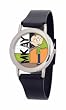 South Park Men's D1538SS414 Torino Collection Mr. Mackey Black Plastic Strap Watch