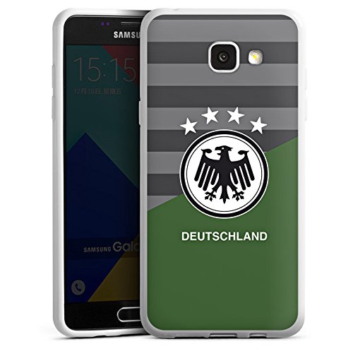 Samsung Galaxy A5 (2016) Hülle Silikon Case Schutz Cover Deutschland Auswärts EM Trikot Fußball Europameisterschaft