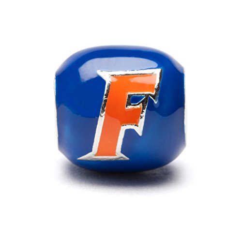 Florida Gators Blue and Orange Block Charm - Fits Pandora