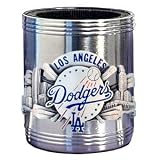 Los Angeles Dodgers Stainless Steel Can Cooler - MLB Baseball Fan Shop Sports Team Merchandise