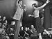 Billy Wells and Janet Richter, Doing Charleston While Sorority Sisters Approving Phot...
