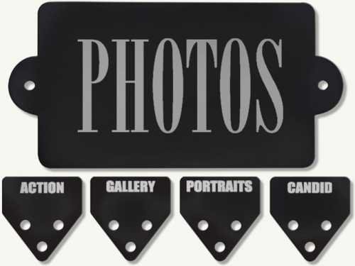 7gypsies 12345 Metal Plate with 4 Tabs Photos