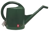 Dramm 12474 10-Liter Molded Plastic Swiss Watering Can with Injection, Hunter Green
